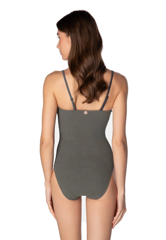 Livia One Piece Charcoal