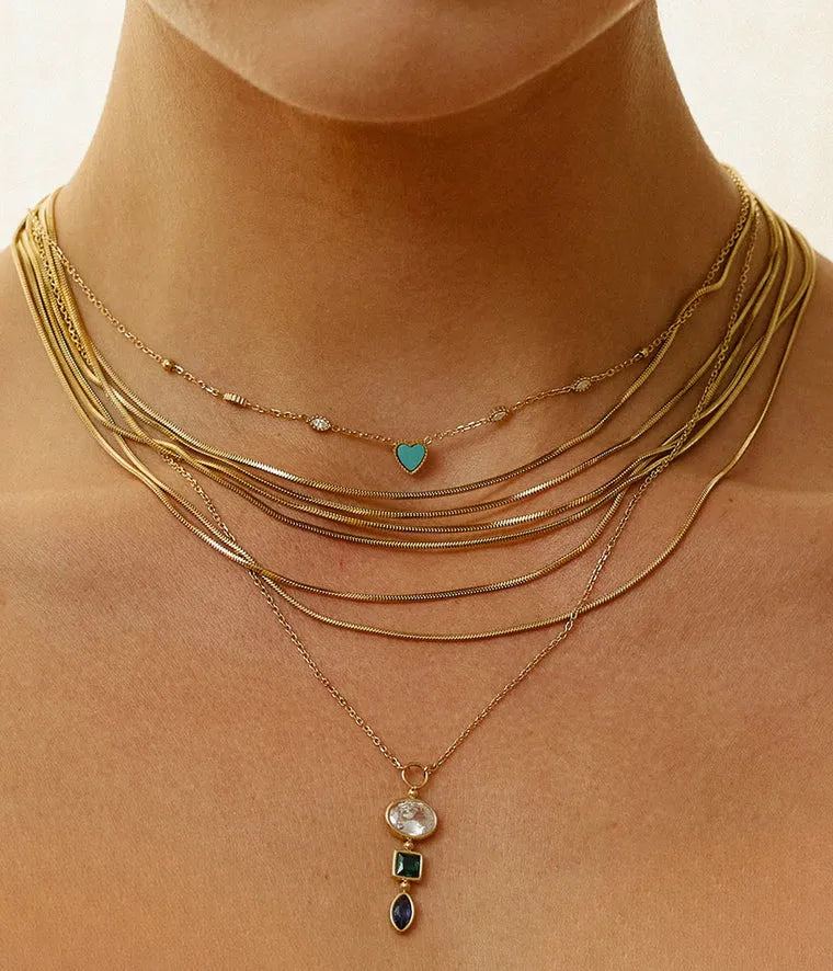 Scupetu Necklace Turquoise