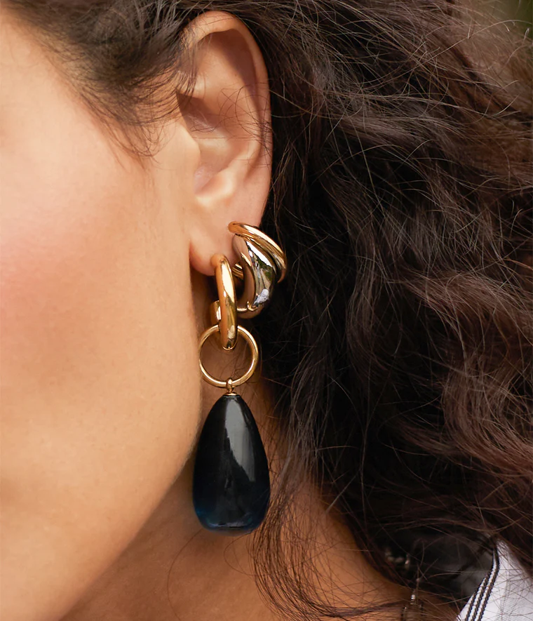 Alban Earrings Nude