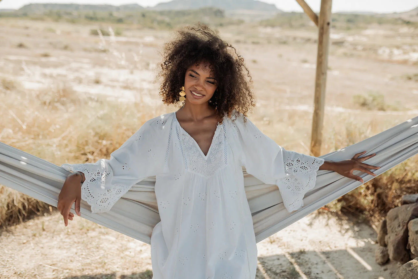 SANTORINI L207 SHORT DRESS