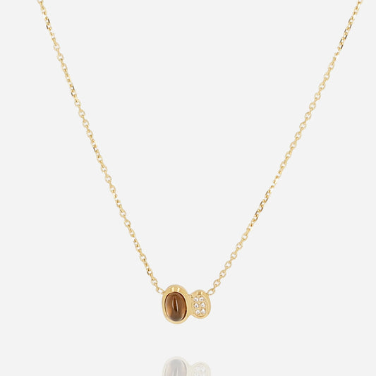 Nicolosi Necklace Brown