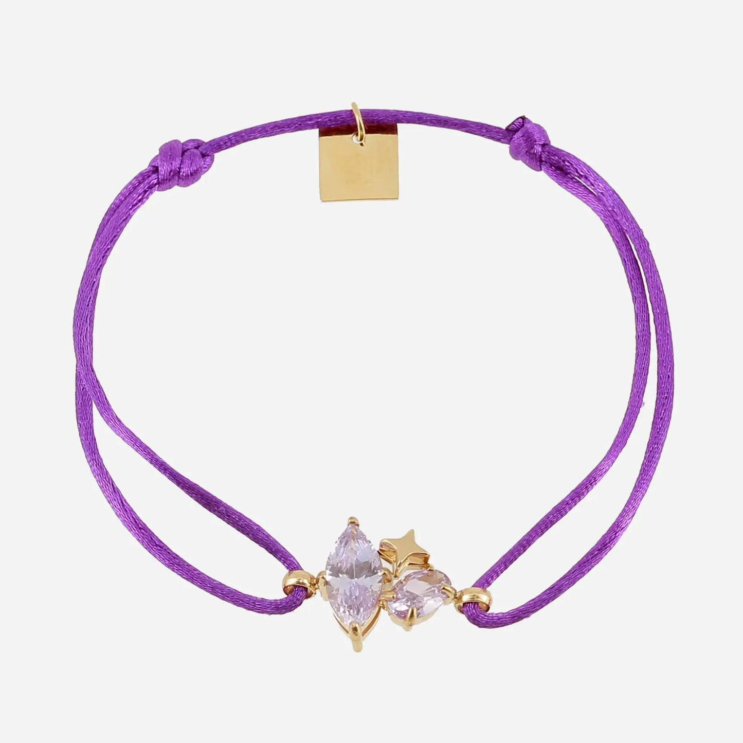 Kasia Cord Bracelet Purple
