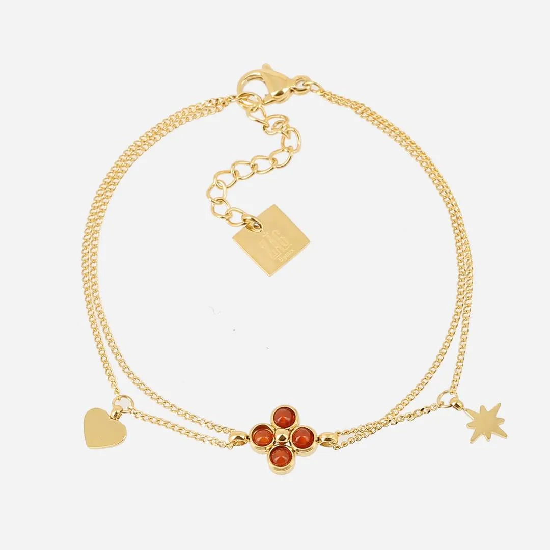 Souki Bracelet Dark Red