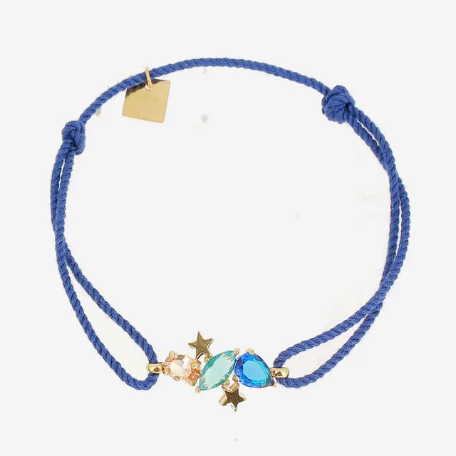 Arianne Cord Bracelet Blue