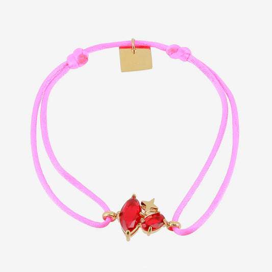 Kasia Cord Bracelet Fushia