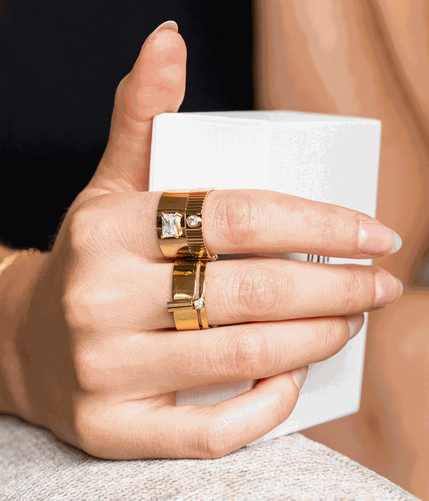 Cerise Rings Green