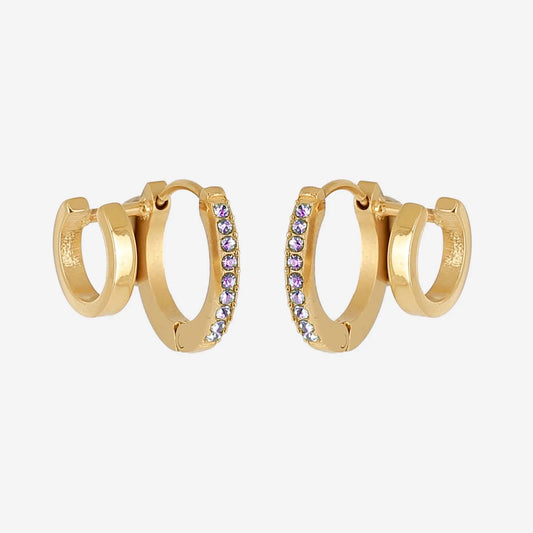 Uria Earrings Purple