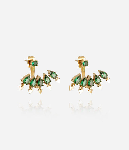 Stoneto Earrings Green