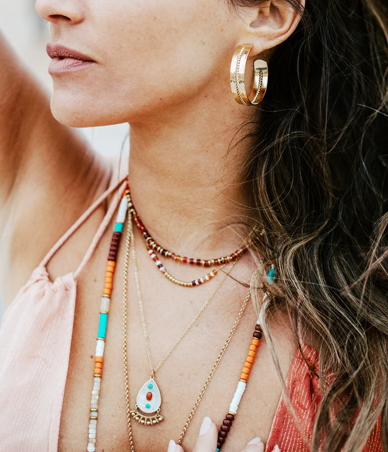 Blanche Necklace Orange