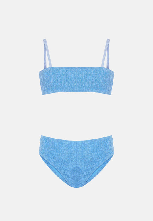 Luna Bikini Blue Bubble Gum 6-10yrs