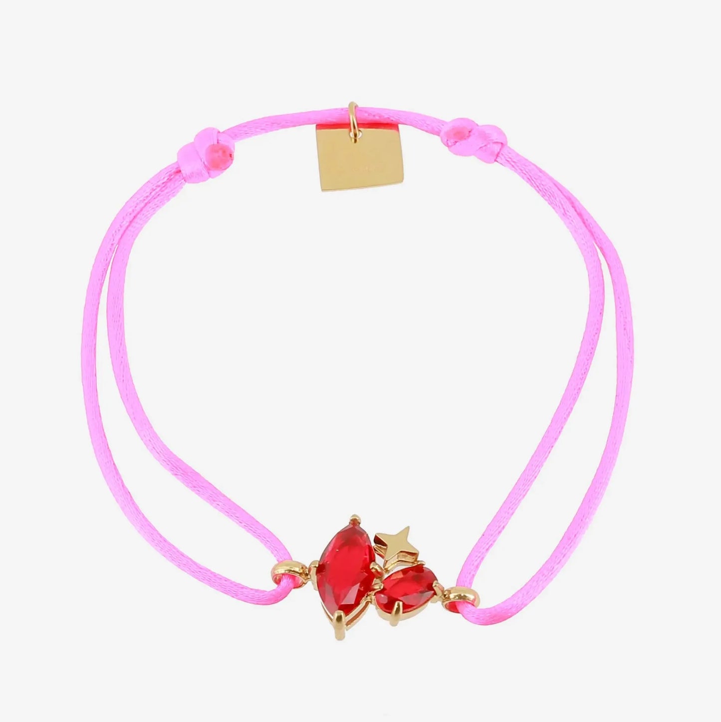 Kasia Cord Bracelet Fushia