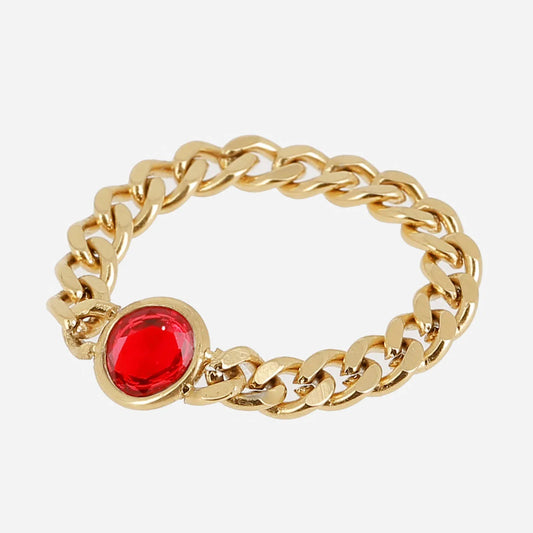 Brunella Ring Red 54