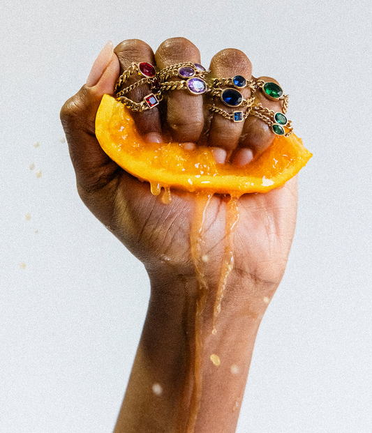 Chain Ring Nude 58