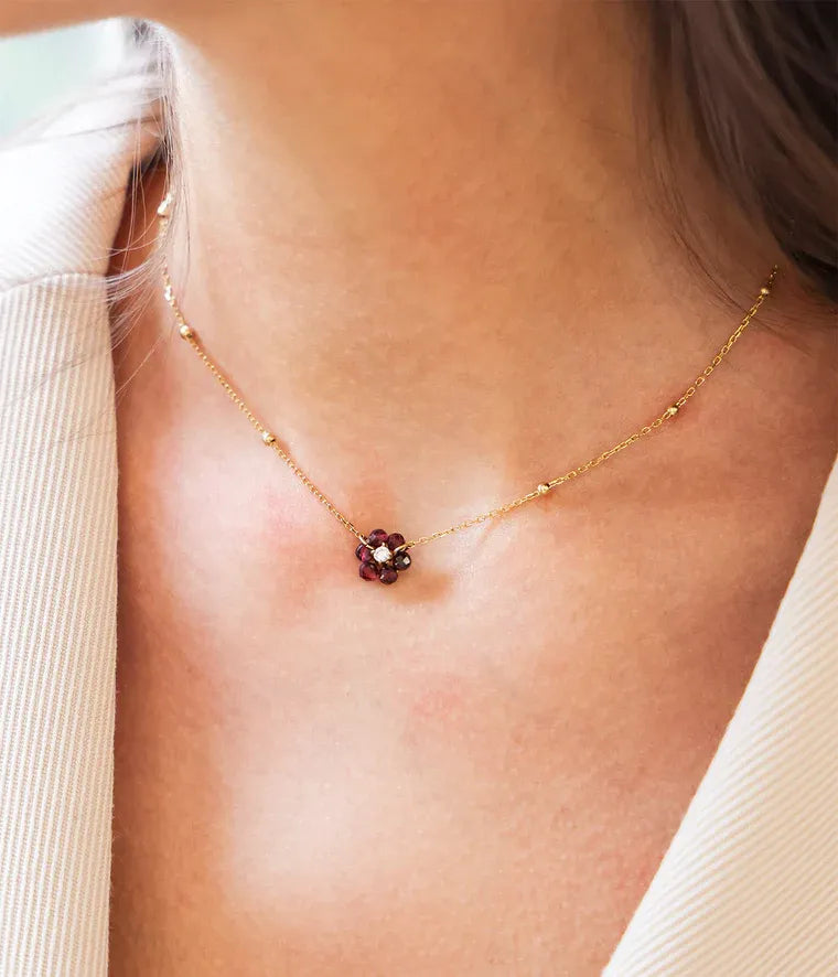 Petalo Necklace Green