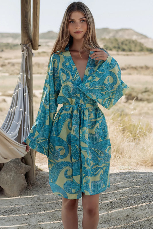 LOIRA L379 AQUA KIMONO