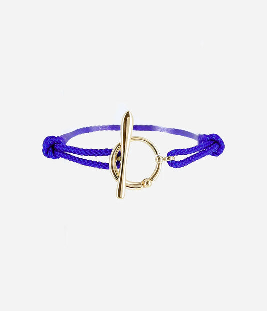 Arlette Cord Bracelet Dark Blue