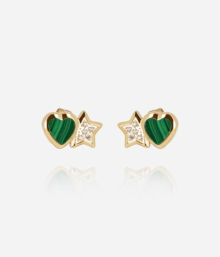 Sassari Earrings Green