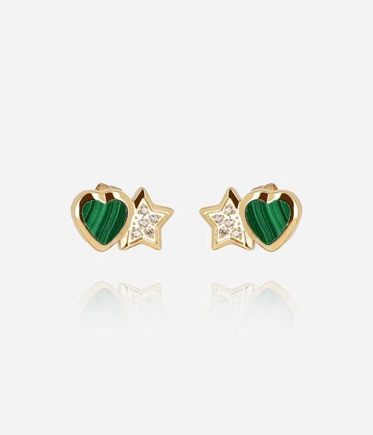 Sassari Earrings Green