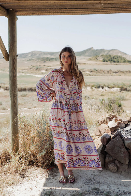 GRASSE L360 BLUE LONG DRESS