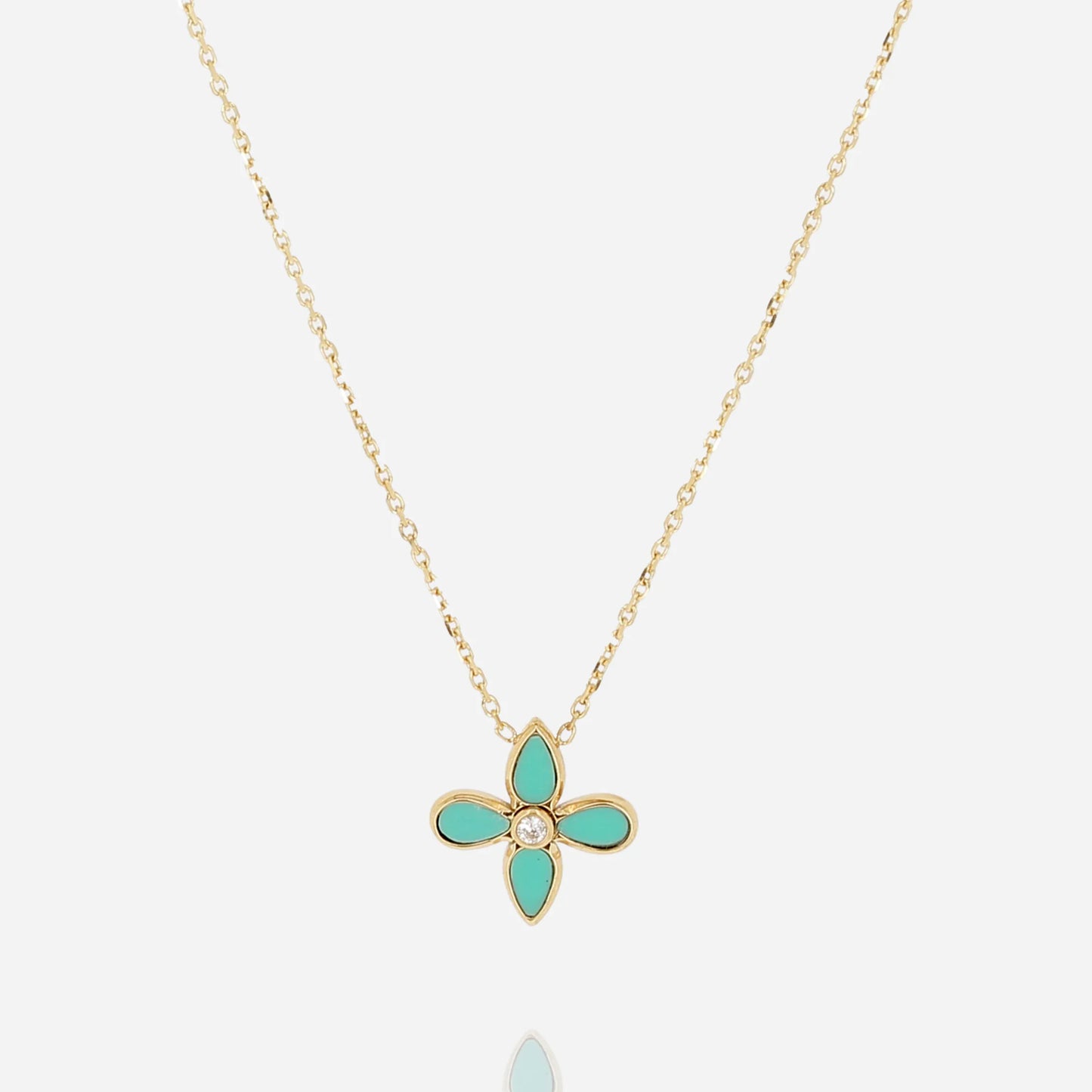 Flora Necklace Turquoise