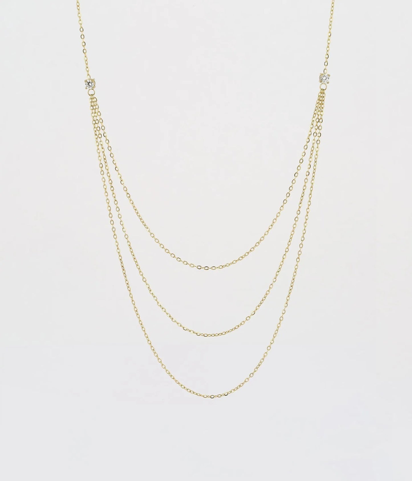 Triple Chain Necklace
