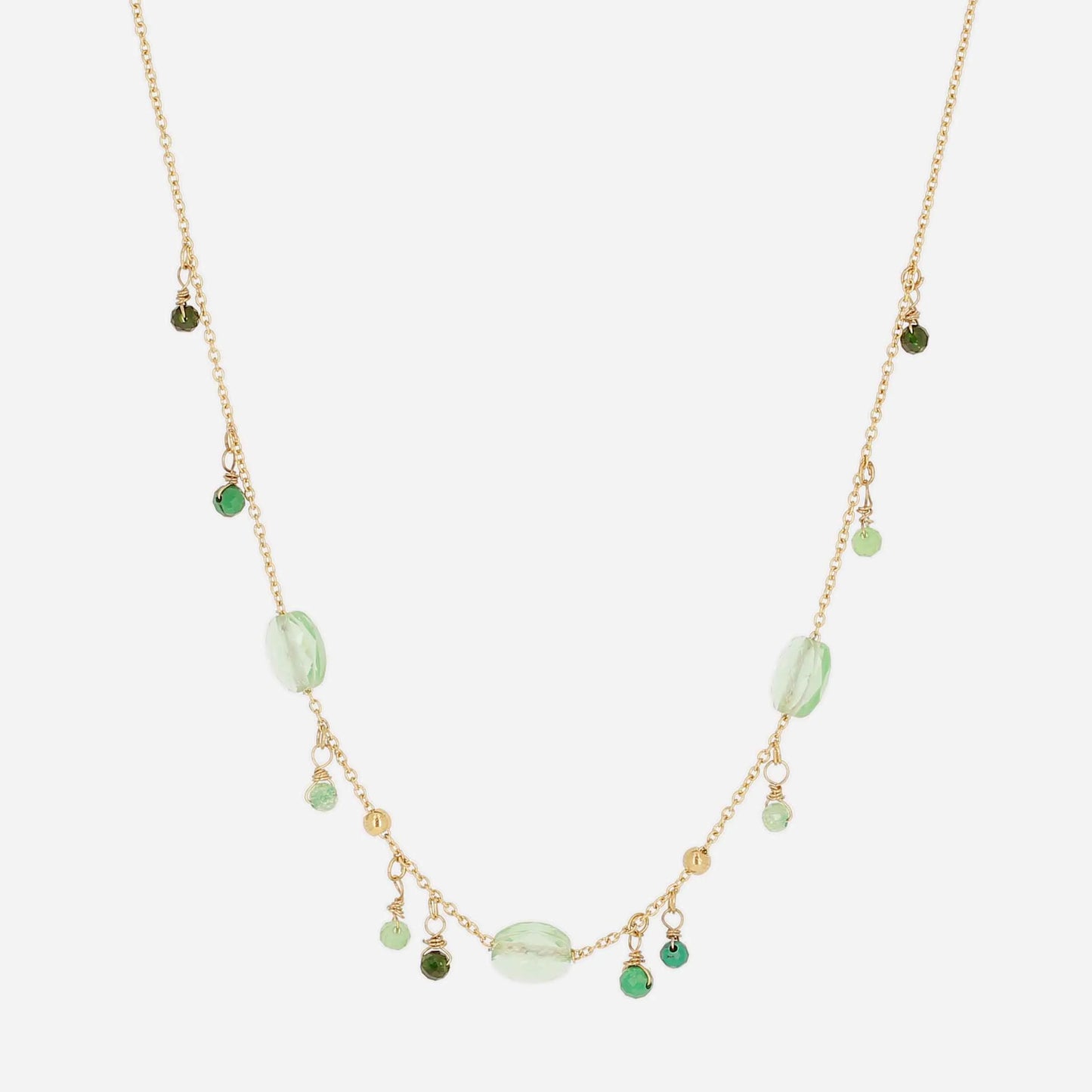 Barega Necklace Green