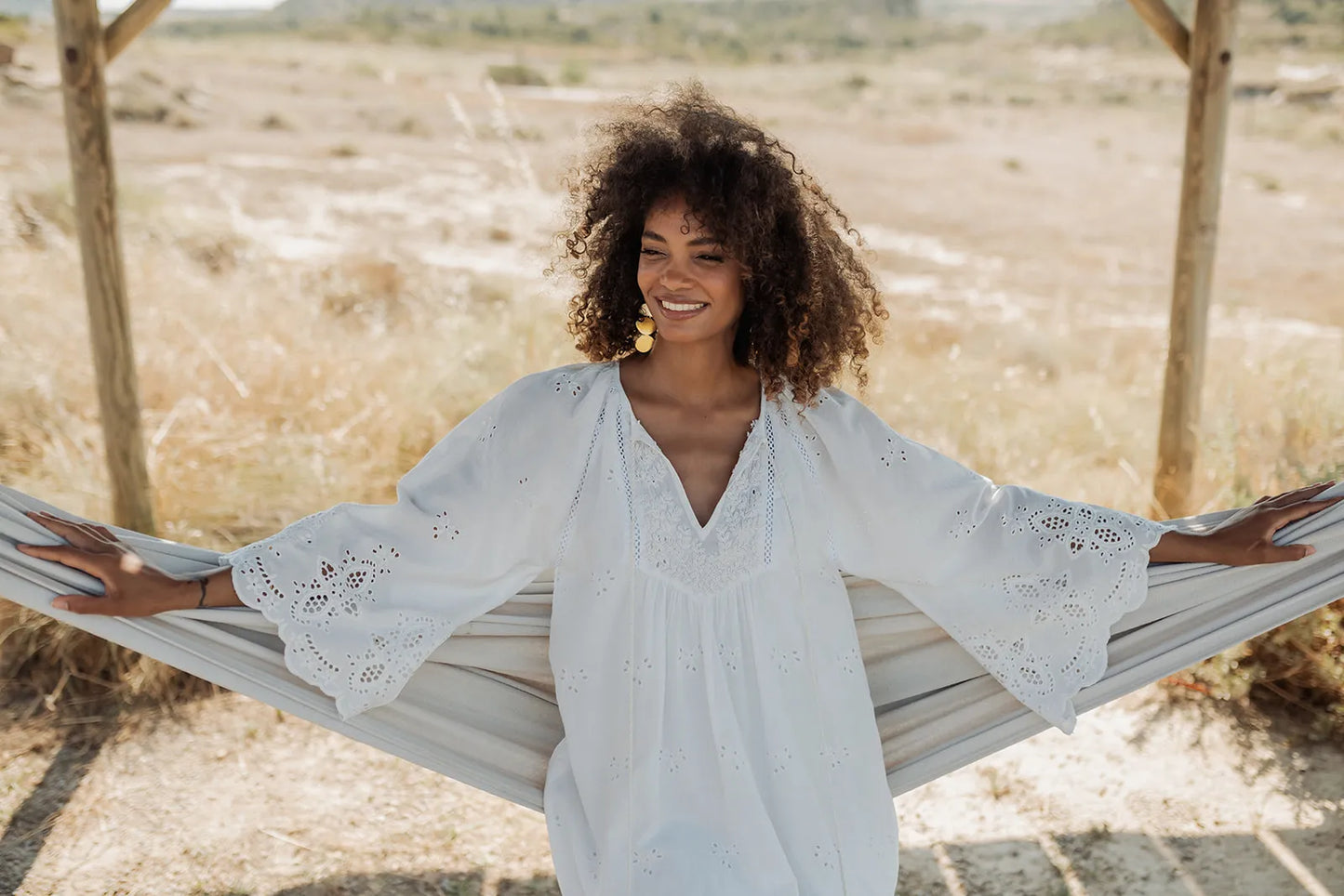 SANTORINI L207 SHORT DRESS