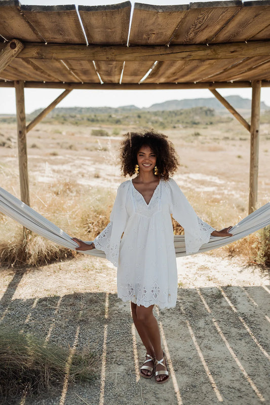 SANTORINI L207 SHORT DRESS