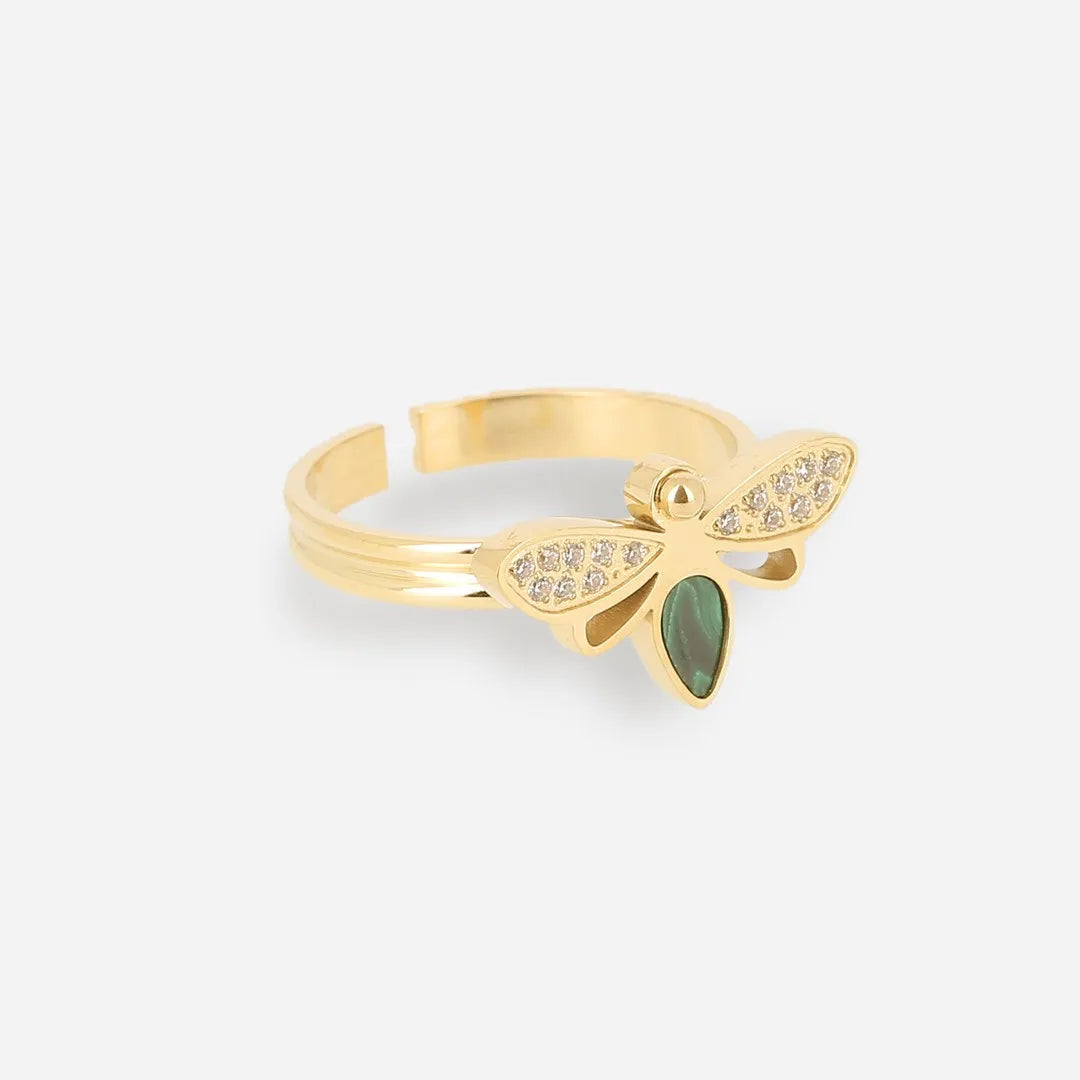 Abby Bee Ring Green