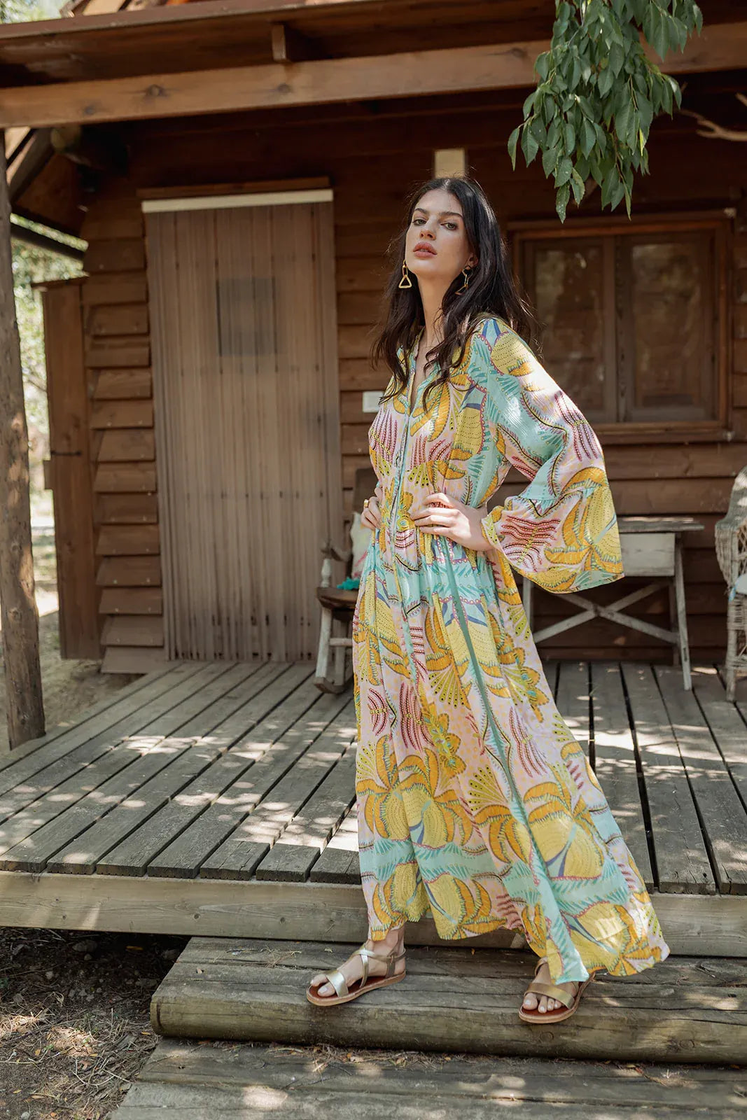 L318-MARRAKECH AQUA SHORT DRESS