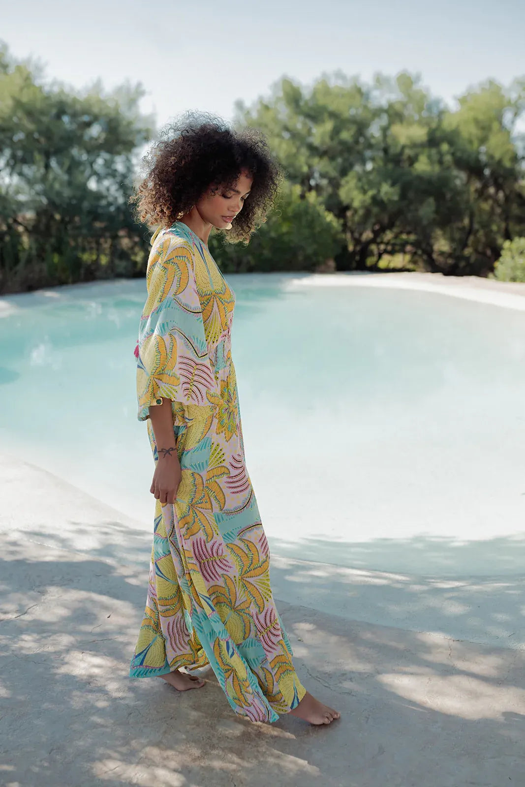 MARRAKECH AQUA L319 JUMPSUIT