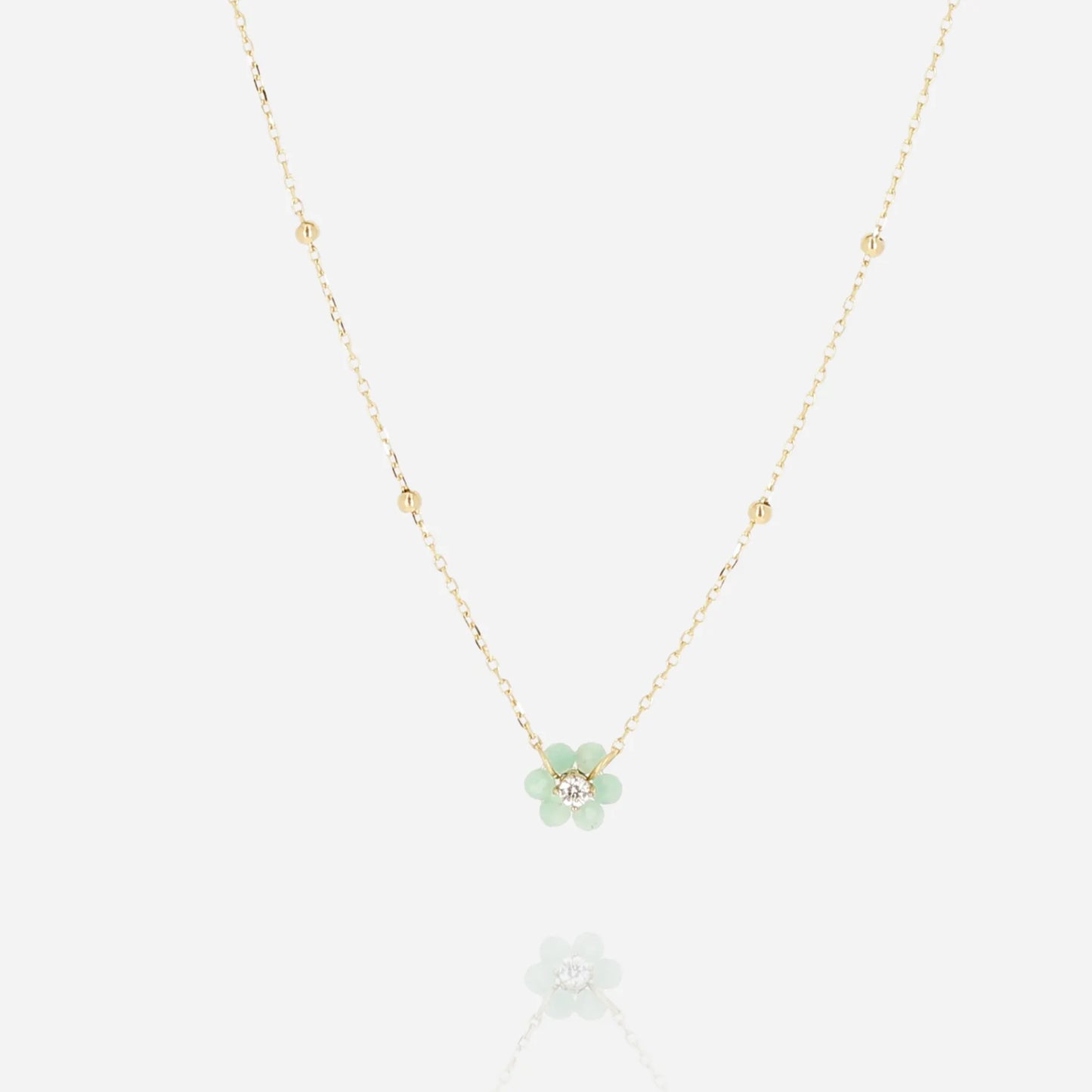 Petalo Necklace Aqua Blue
