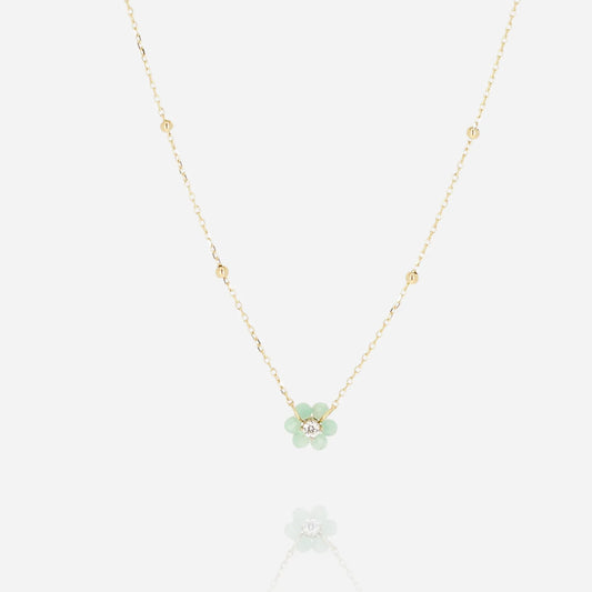 Petalo Necklace Aqua Blue