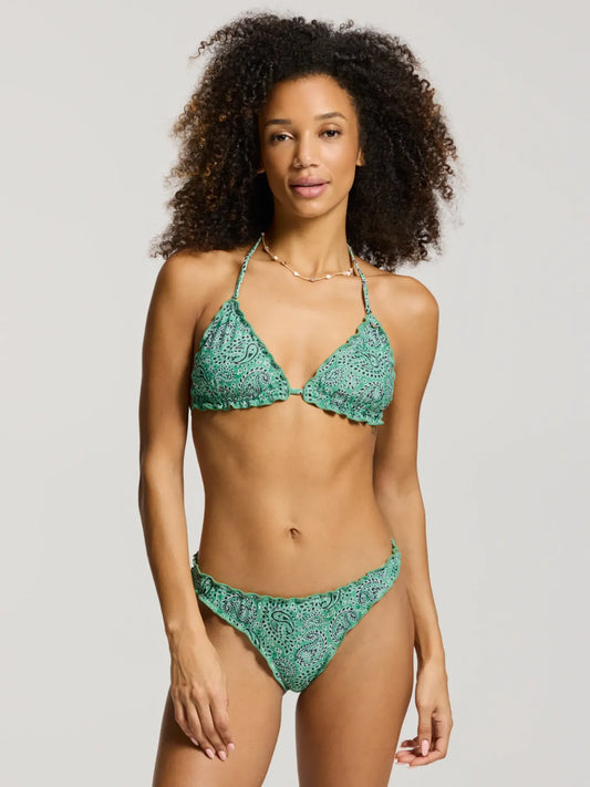 Ladies LIZ bikini set POOLSIDE PAISLEY 729 kelly green