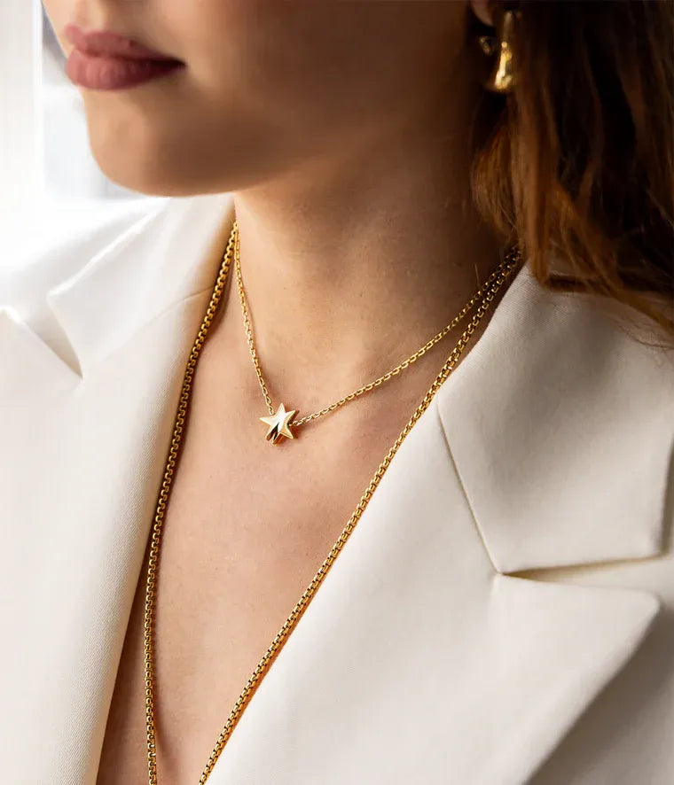 Angel Necklace W/Zircon