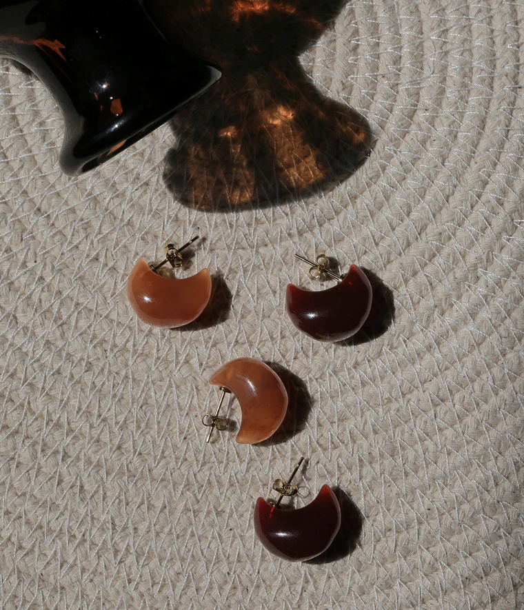 Glow Earrings Brown