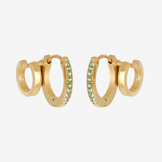 Uria Earrings Green
