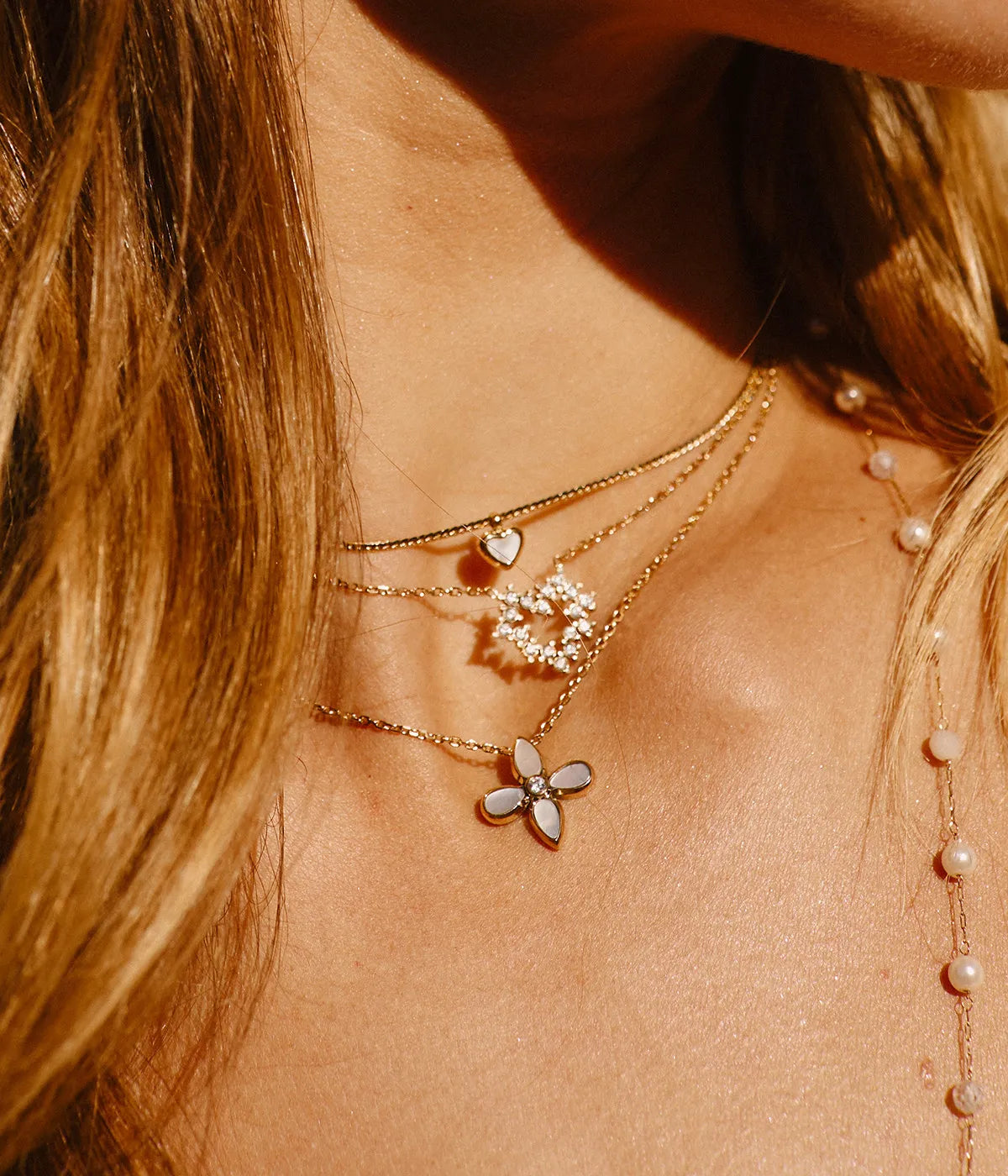 Flora Necklace Green