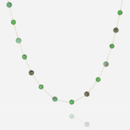 Crystal Touch Beaded Green