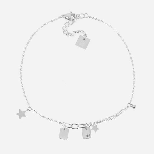 Lucky Square Anklet