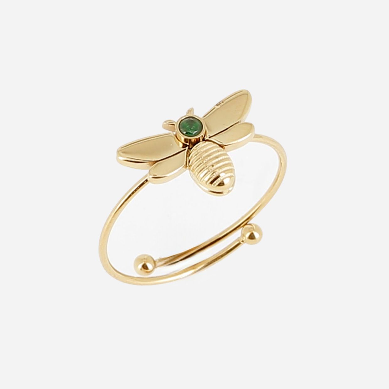 Abeja Ring Green