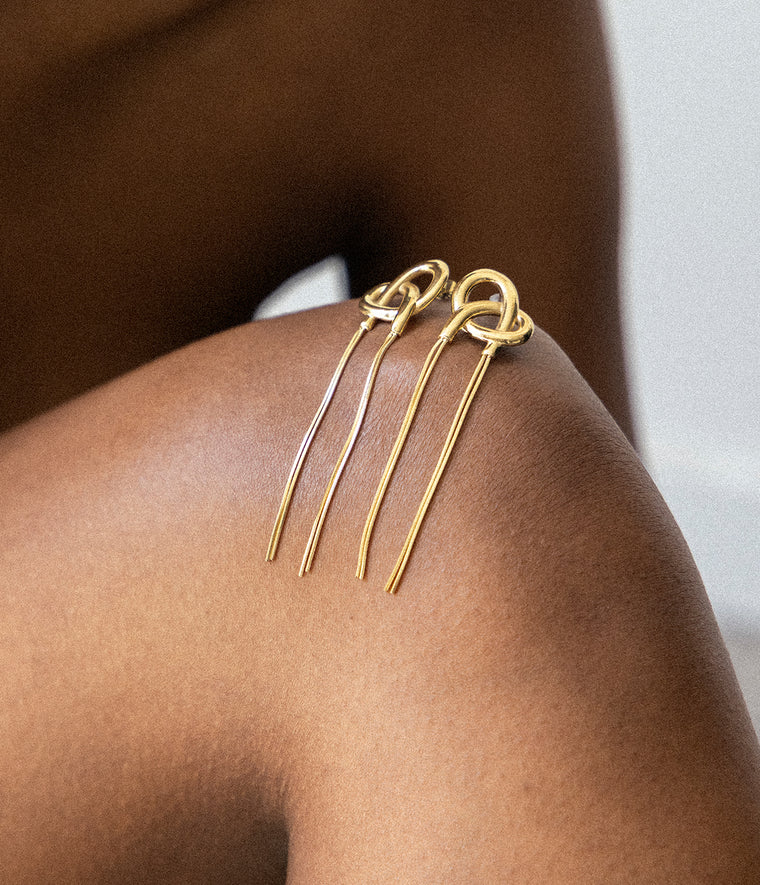 Pretzel Earrings