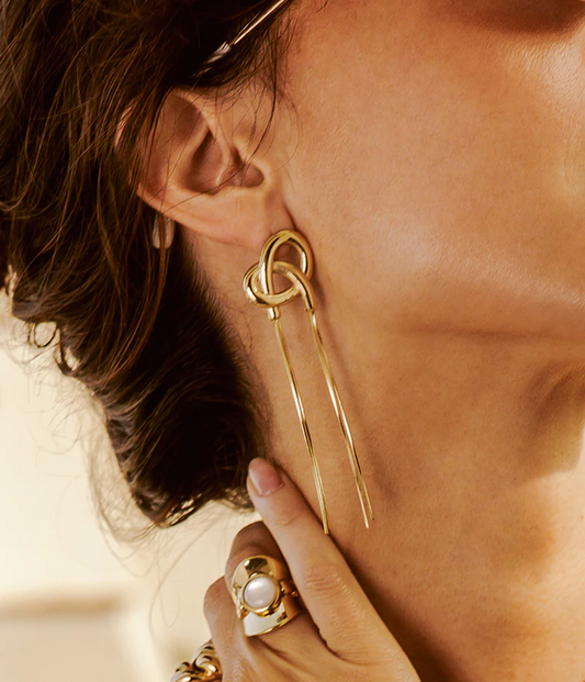 Pretzel Earrings