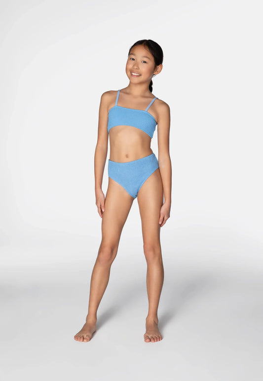 Luna Bikini Blue Bubble Gum 6-10yrs