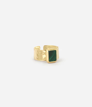 Preston Ring Green Malachite