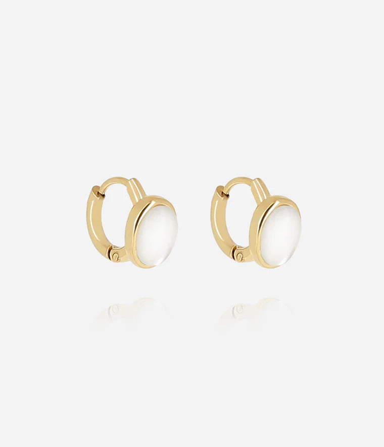Isotta Earrings White