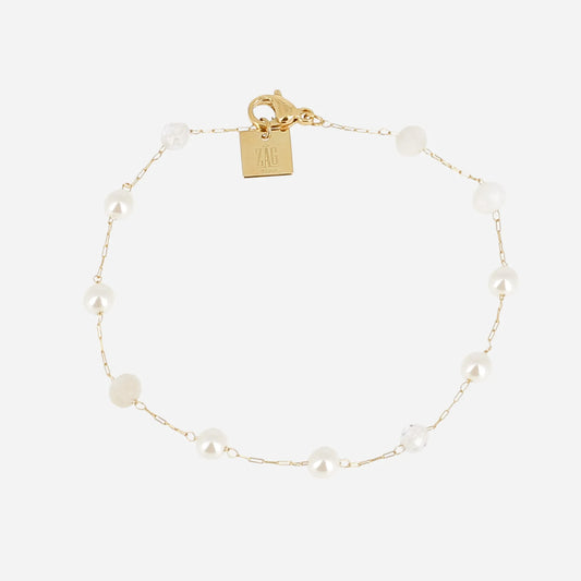 Paulette Bracelet  White