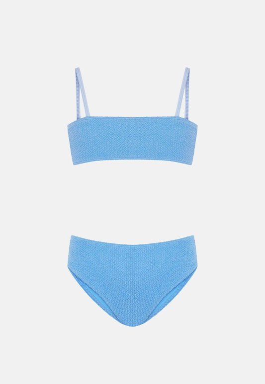Luna Bikini Blue Bubble Gum 6-10yrs