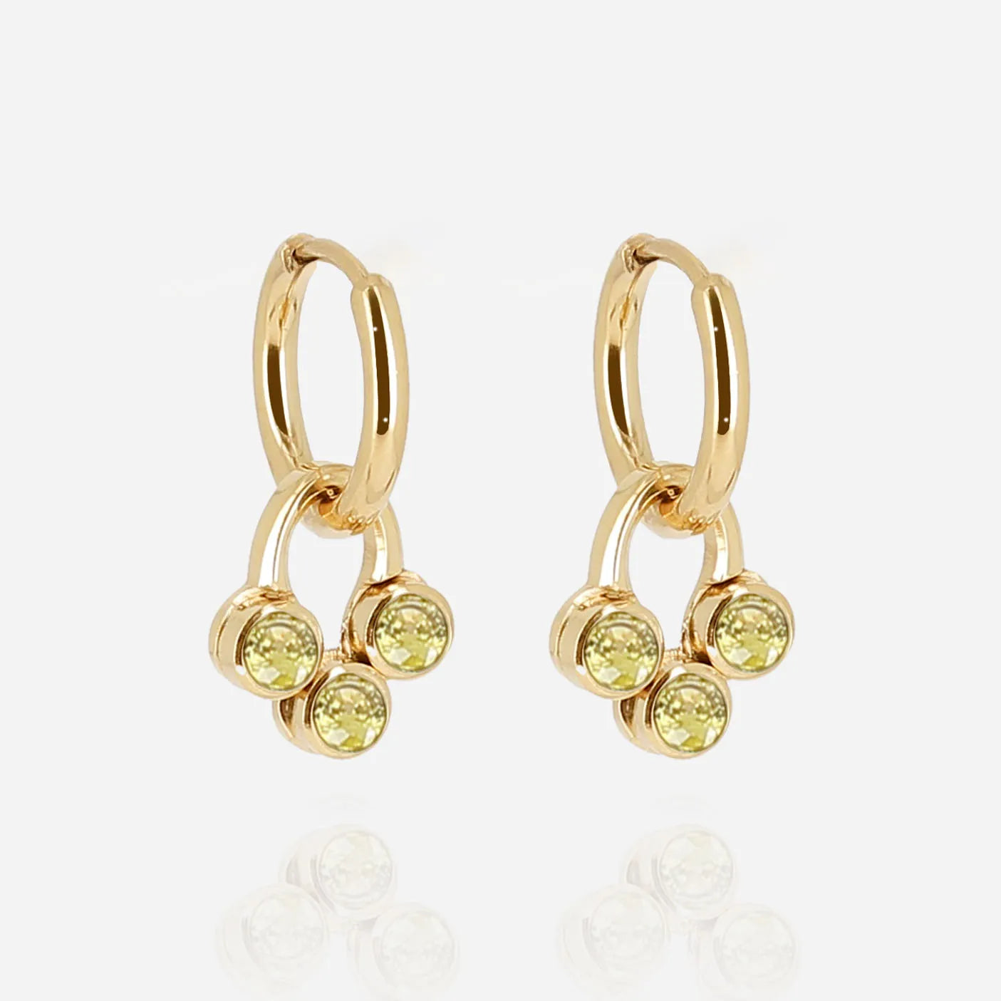 Rossi Earrings Dark Green