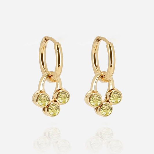 Rossi Earrings Dark Green